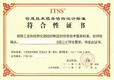 ITSS咨询设计标准 信息技术咨询服务的规范化路径
